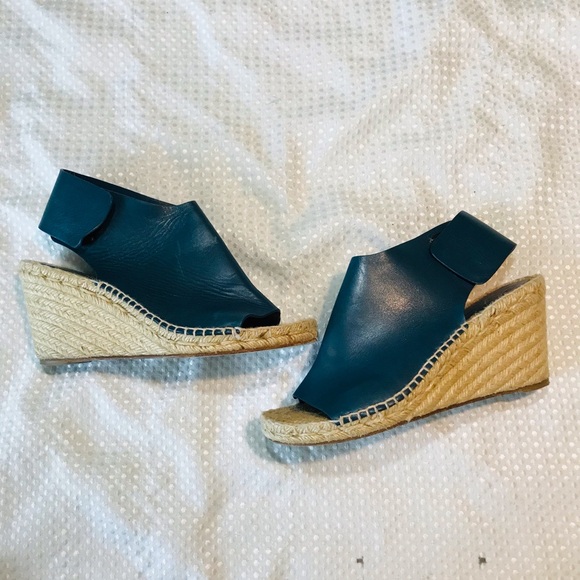 Celine Blue Leather Wedge Espadrille
Sandals - Picture 3 of 15